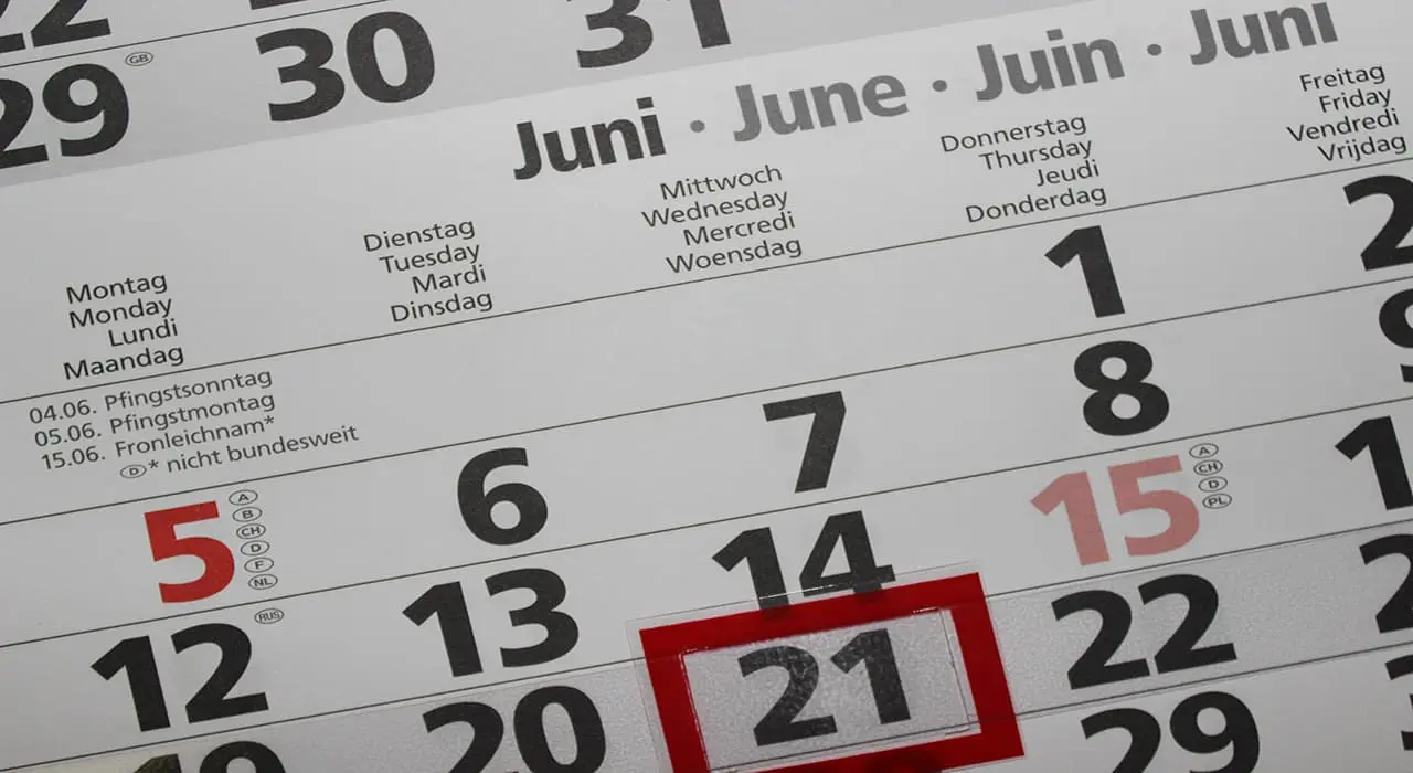 Produktbild Jahreskalender